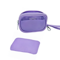 PURPLE TRINKET WALLET + WRISTLET