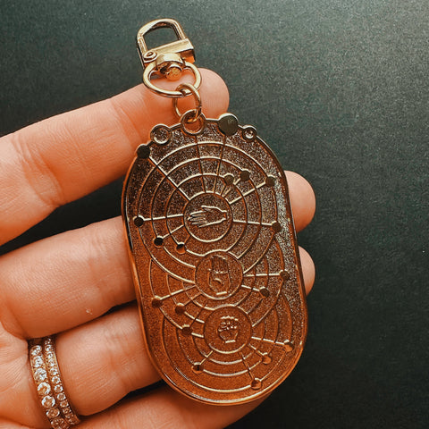 MORTIS GOLD KEYCHAIN